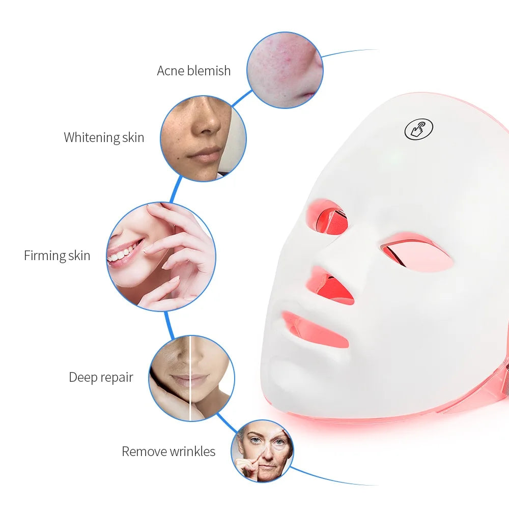 7-COLOR LED FACE MASK