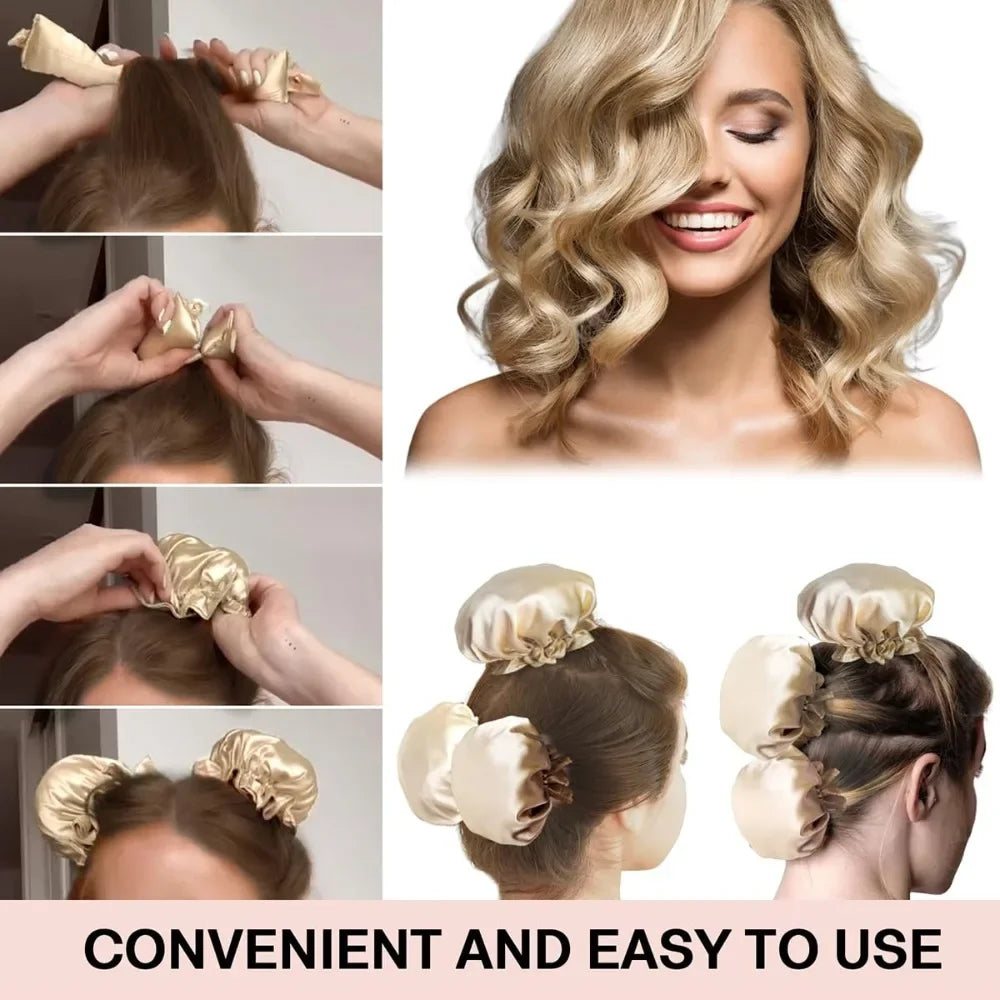 HEATLESS HAIR CURLER SET