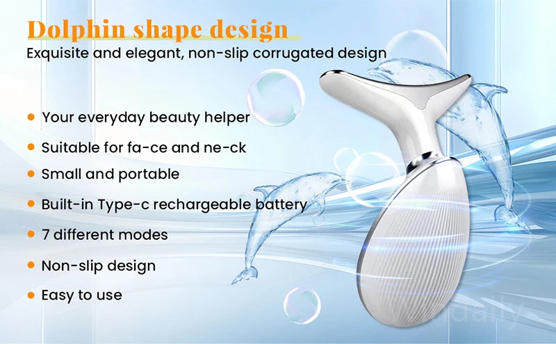 7 COLORS ANTI-WRINKLE FACE MASSAGER