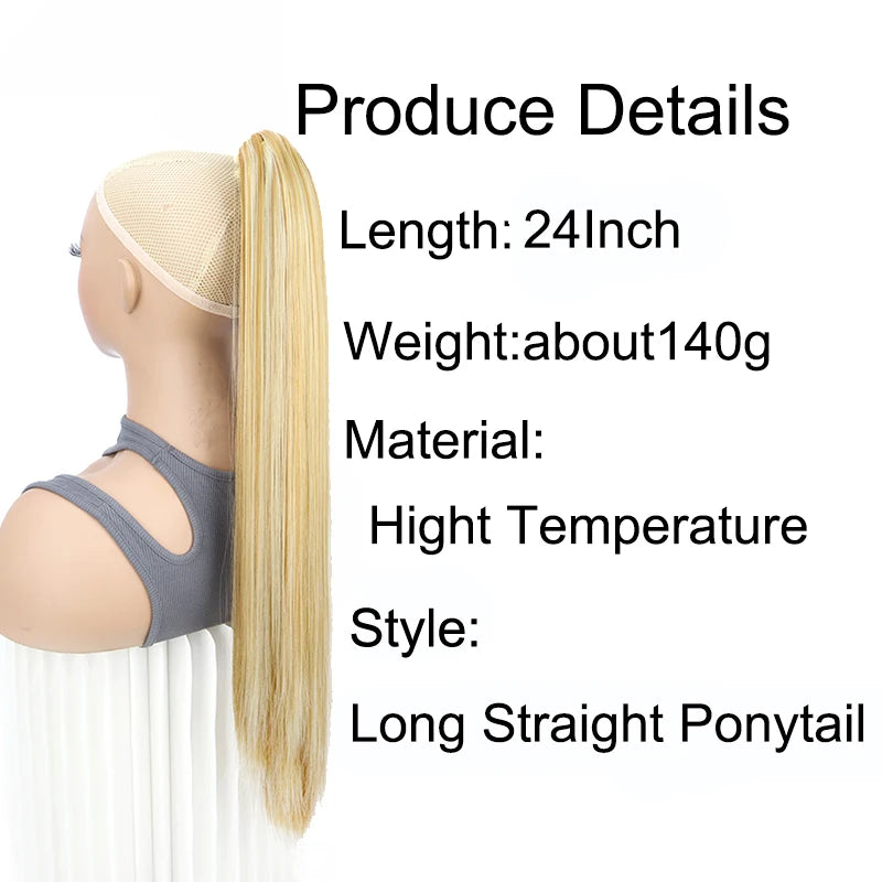 24" CLIP PONYTAIL