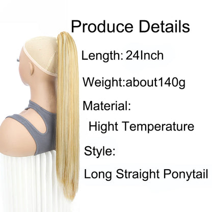 24" CLIP PONYTAIL