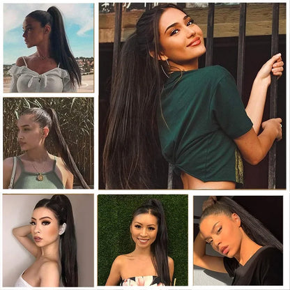 24" CLIP PONYTAIL