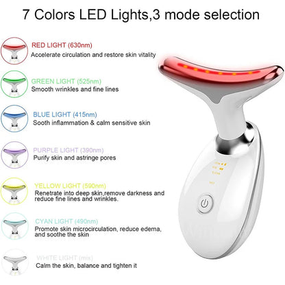 7 COLORS ANTI-WRINKLE FACE MASSAGER
