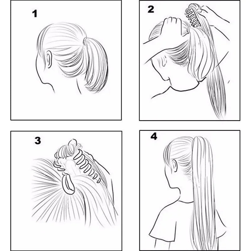 24" CLIP PONYTAIL