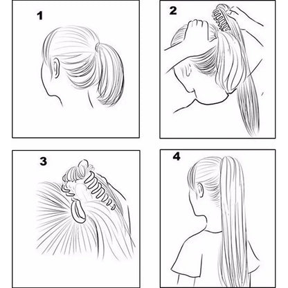 24" CLIP PONYTAIL